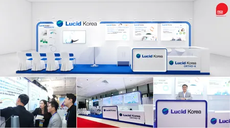 Gian hàng Lucid Korea do MediCOMM thiết kế tại hội nghị y khoa